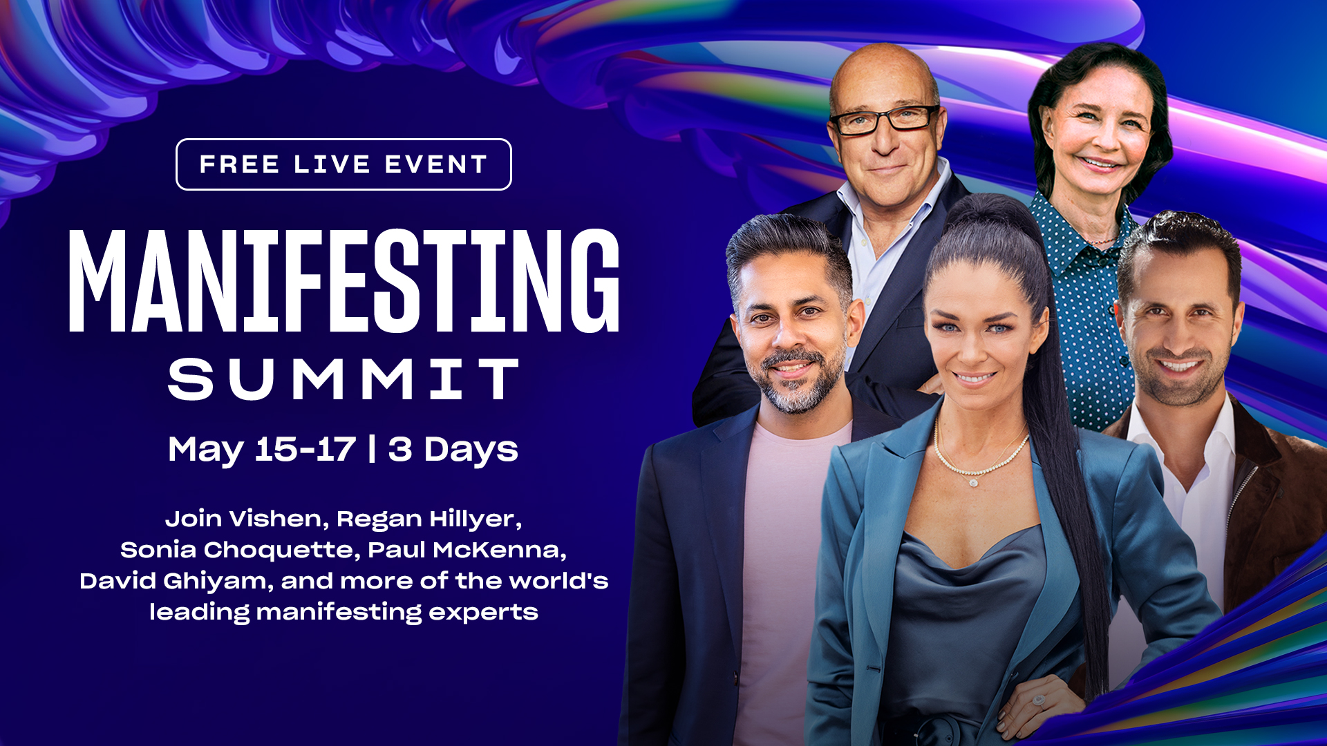 The Manifesting Summit 2026 — Free Live Event, May 15–17